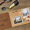 Creawoo Wooden Our Adventure Book Scrapbook Photo Album, DIY Handmade