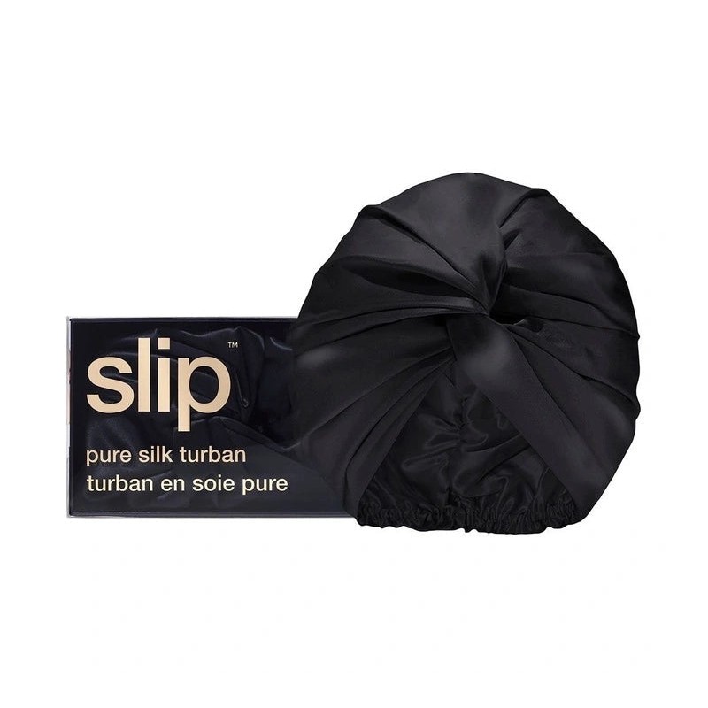 Slip Pure Silk Turban, Cornflower