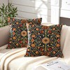 HUASHUZI Cushion Covers William Morris 40x40cm Boho Decorations Double Sided