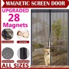 Magnetic Screen Door Mesh Curtain Durable Heavy Duty Mosquito Net