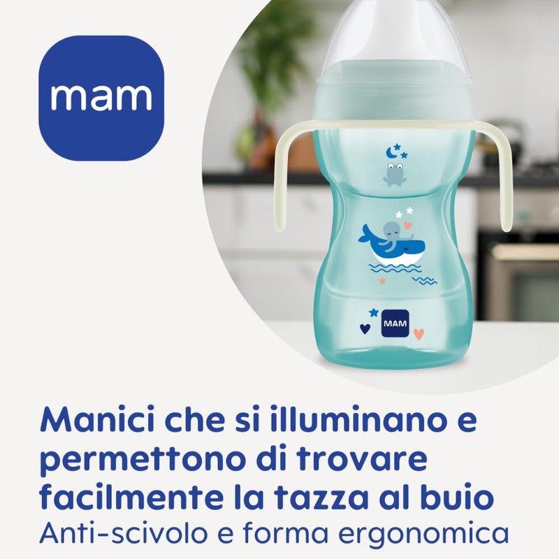MAM Hold My Bottle Handles for Baby Bottles, Compatible with