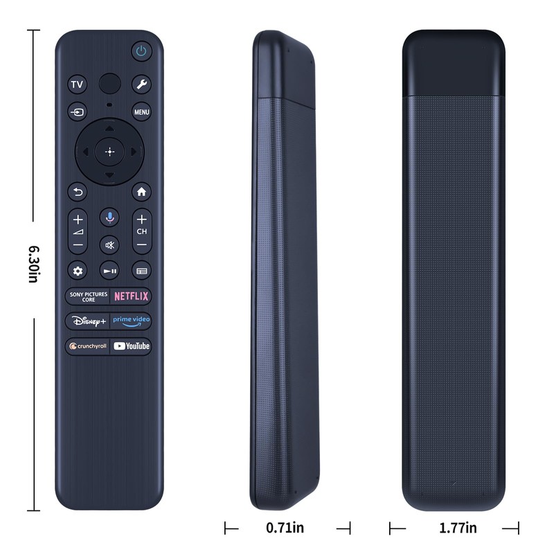 RMF-TX920U Replacement Voice Remote Control for 2024 Sony TVs, Backlit