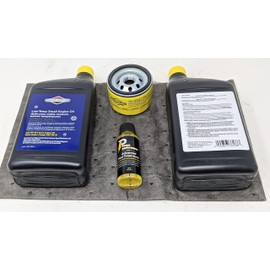 Briggs and Stratton 5W-30 Cold Weather Oil Change Kit with 696854 Filter and Fuel Treament