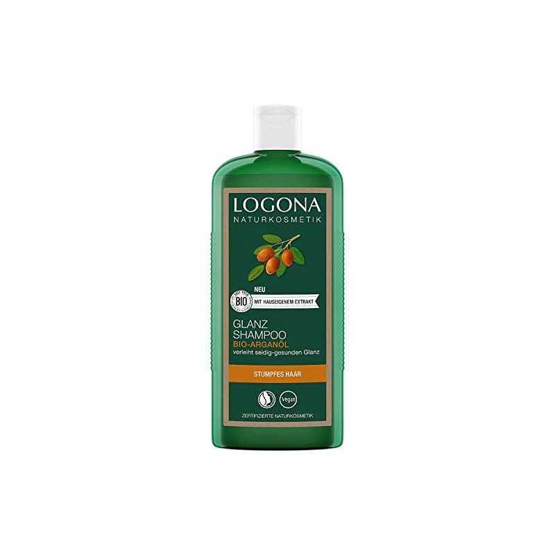 LOGONA Naturkosmetik Shine Shampoo Organic Argan Oil