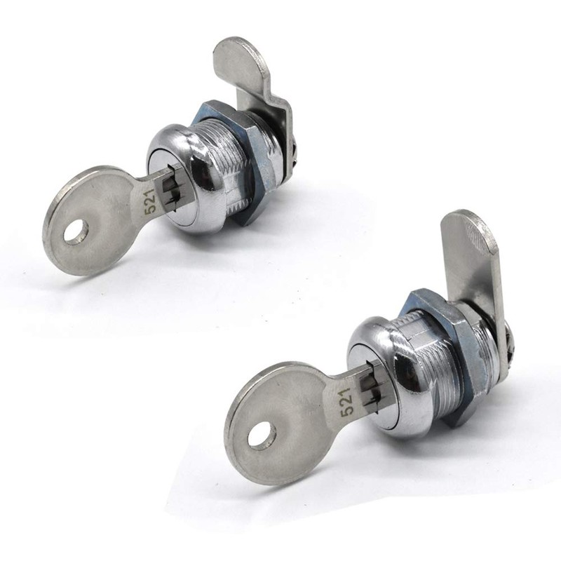 4Pack Cam Lock 5/8 Inch Tubular Cam Locks Keyed Alike