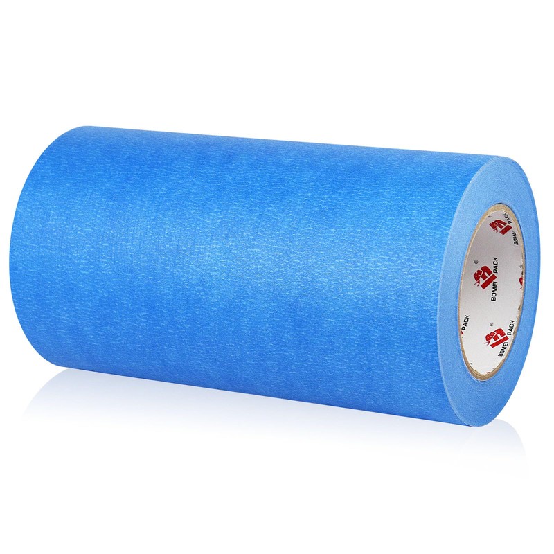 BOMEI PACK Wide Blue Painters Tape 9 Inches x 60