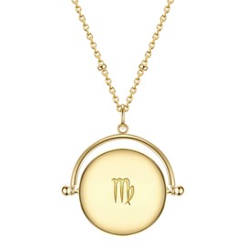 Glanzstücke München Women's Necklace with Pendant 925 Sterling Silver with Zirconia Diamond Cut, Silver, Cubic Zirconia