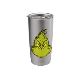 Dr. Seuss Classic Grinch Face T-shirt Stainless Steel Insulated Tumbler