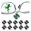 Fusanwin Eyeglass Nose Pads, 1.5mm Thickness, Thousands of Frog-Inspired Microstructured