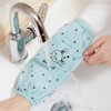 Extended Waterproof Leg Sleeves for Household Kitchen Oil and Dust Protection Free Size/Purple 15ea