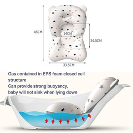 Baby Bath Cushion, Baby Bath Pad, Insert Baby Bath Tub Insert, Newborn Bath Pad, Infant Newborn Bath Seat, Newborn Bath Seat, Baby Bath Seat