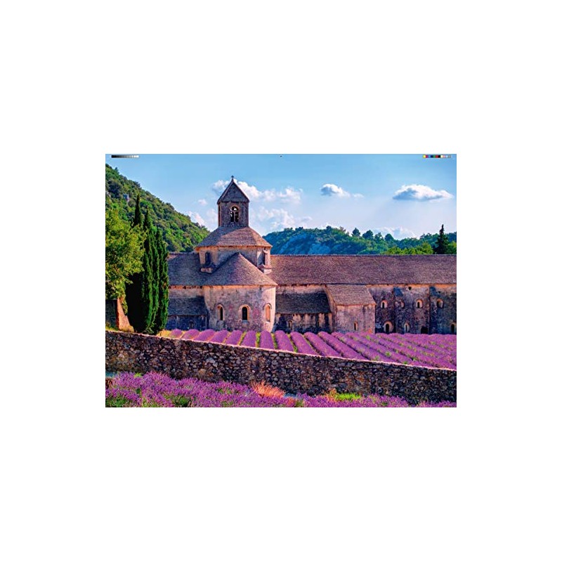 King 5663 Senanque Monastry Provence France Jigsaw Puzzle 1000-Piece, 68