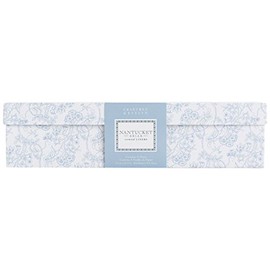 Crabtree & Evelyn Paper Drawer Nantucket Briar, Glass, Blue, 34 x 38 x 8 cm
