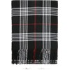 Classic Cashmere Feel Winter Scarf Super Soft Collection (BLACK PLAID)