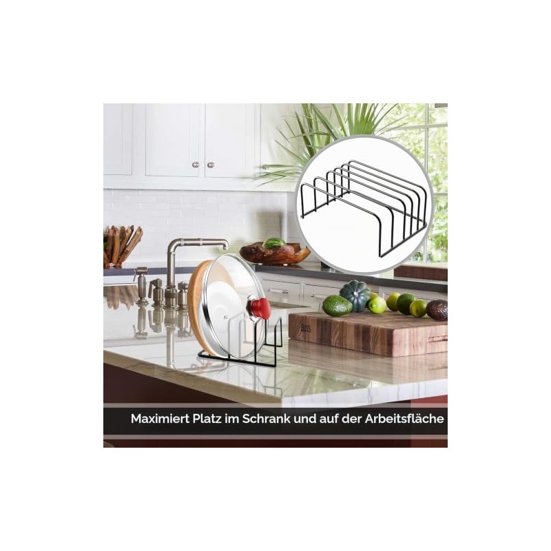 Chopping Board Holder with 5 Compartments, Chopping Board Holder, Kitchen
