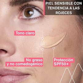 Uriage Rosliane CC SPF50 - Crema con Color Anti-Rojeces - Proteccin Solar UVAUVB - Hidratante y Calmante - Tono Claro - No Comedognica - 40ml