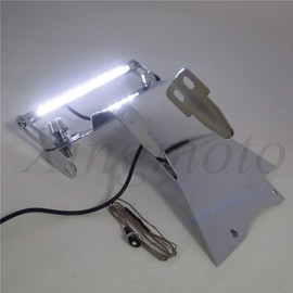 NBX- Chrome LED light Fender Eliminator Tidy Tail No Logo For Compatible with 2006 2007 2008 Yamaha Fz6 Fazer