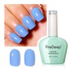 Firedeep Baby Blue Gel Nail Polish, 0.54 Fl Oz Large