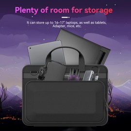 Smatree Heavy Duty Hard Case Compatible for 16.1 inch HP OMEN Gaming Laptop, 15.6 inch HP Victus Gaming Laptop Handbag (A800)