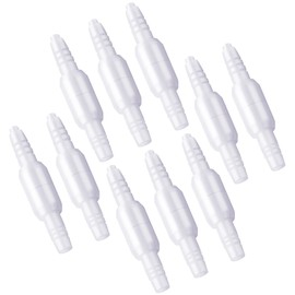 ANSNF Oxygen Tubing Connector, 360° Rotation Cannula Connector Oxygen Connector Avoid Tangles, Tubing Swivel Connector O2 Connector (White-10pack)