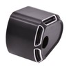 NATGIC 1PCS Black Billet Aluminum Ignition Switch Cover for Harley