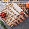 8 Pcs Knife Set with Acrylic Block, Stainless Steel Sharp