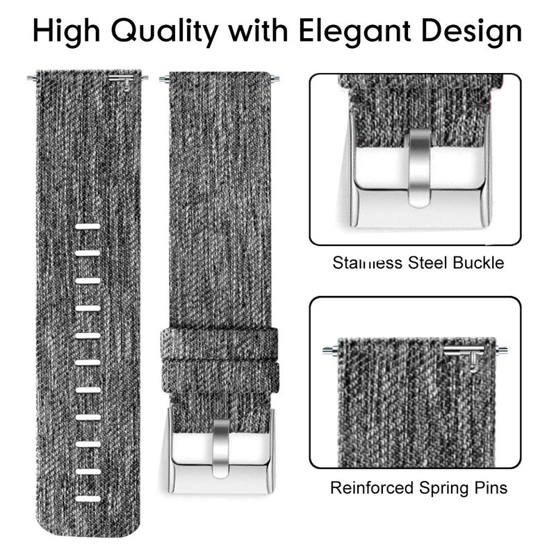 Lamshaw Compatible with Bushnell iON Elite Bands, Breathable Nylon Woven