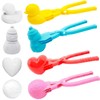 Pack of 4 Winter Snowball Maker, Snowball Clip, Snow Toy,