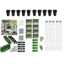 geo-versand Refill Set 145 Pieces Geocaching Maintenance Logbooks Logstrips Film Cans Stickers