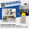 HIGHDRIL Diamond Milling Bit for Enlarging and Shaping Hole,Diameter 25MM
