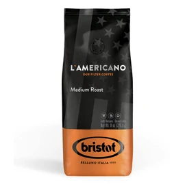 Bristot L‘americano Filter Coffee | Medium Roast Ground Filter Coffee | For Pour-over/French Press/Drip Coffee | 8oz/226.8