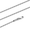 FOSIR Women's Necklace Unique Venetian Chain Stainless Steel Necklace Silver