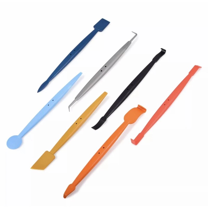 Wrapmaster 7pcs Car Vinyl Wrap Micro Squeegee Stick Tuck Tool