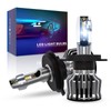 Zeroom H4 9003 HB2 LED Headlight Bulbs, Upgraded 16000 Lumen