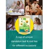 TeeLux Dandelion Leaf & Root Tea Bags, Natural Roasted Dandelion