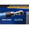 Titan 16140 9-Piece Low Profile Impact SAE Hex Bit Socket