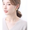 VingTAINE P5190 Pierced Earrings, Heart, Metal, Chubby, Volume, Big, Large,