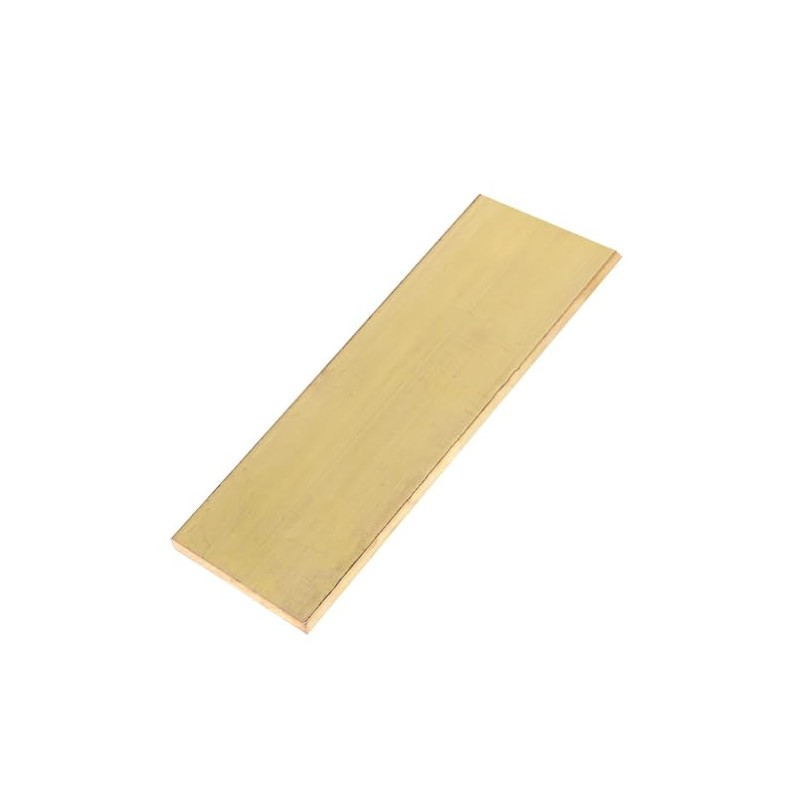 1/8" x 2" C360 Brass Flat BAR 6" Long Solid