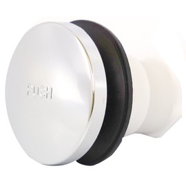 LASCO 03-4903 Tip-Toe Style, 3/8-Inch Thread Bathtub Drain Stopper, Chrome Plated