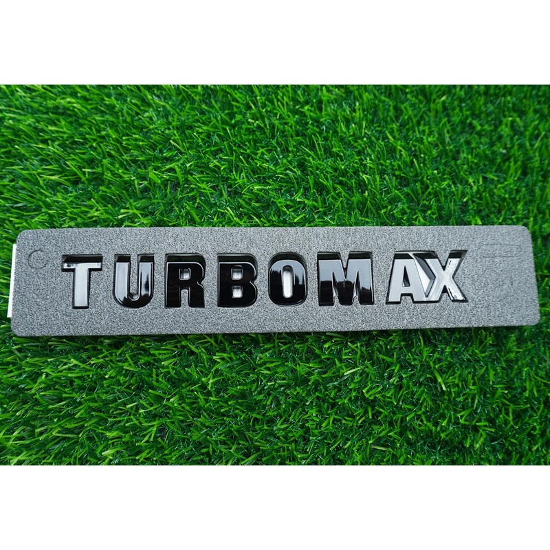 2PC 2024-2025 Turbomax Emblems 3D Badge Nameplate Hood Letters Logo