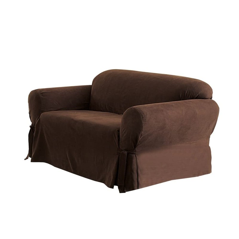 Black Suede Fabric Double-Side Upholstery Suede Material 64" Wide by