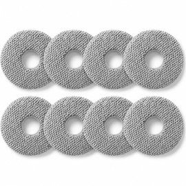 8 Pack Mop Pads for Roborock Q Revo/Qrevo MaxV/Qrevo S/Qrevo PRO/Qrevo PLUS/Qrevo Master/QV 35A/QV 35S/Qrevo slim/Qrevo Curv/Qrevo Edge/Qrevo C Robot Vacuum Cleaner Mop Replacement Pad Accessories