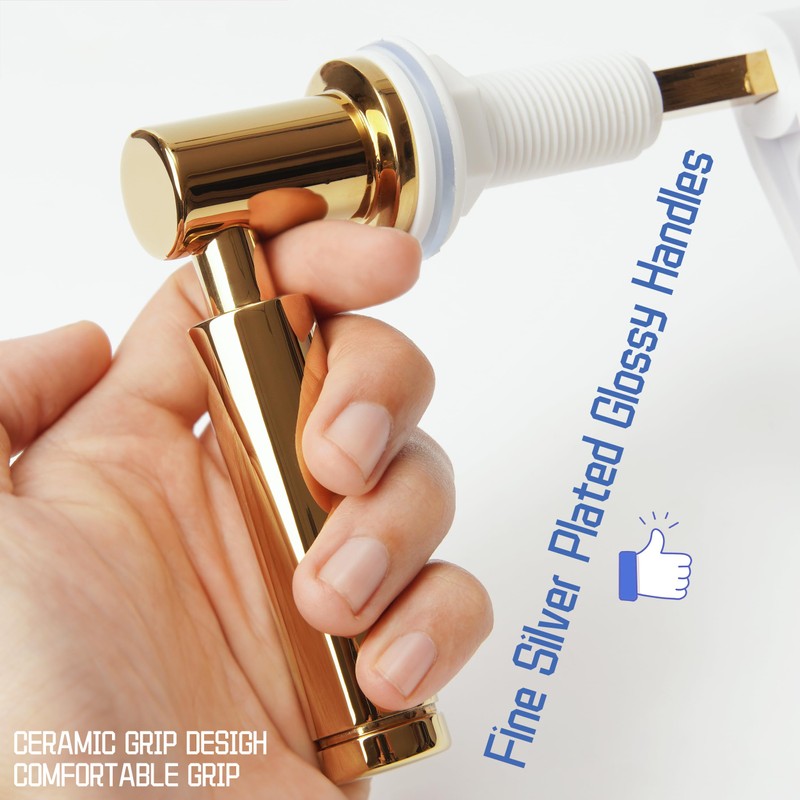 Toilet Flush Handle Eeplacement Kit Zinc Alloy Metal Toilet Handle