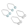 2 Pairs Dimple Trainer Stainless Steel Easy to Wear Develop