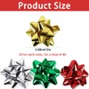 KFSCIP 80 Pcs Gift Bows For Presents, 2 Inch Christmas