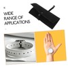 TEHAUX Watch Band Organizer Lambskin Watch Storage Case Black Watch