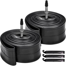 BEAUGIREW 2 Pack 26" Bike Tubes 26 x 1.75/2.125 FV 48mm FV33mm Presta Valve Bicycle Tubes Compatible with 26x1.75 26x1.90 26x2.0 26x2.126 26x2.125 Inner Tubes (26x1.75/2.125-FV33mm)