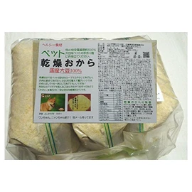 Pet Dried Okara Value 8.5 oz (2400 g) (800 g x 3), 100% Japanese Soybeans