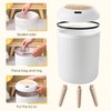 onlcuk Automatic Motion Sensor Bathroom Trash Can with Lid, 3