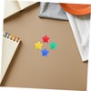 KOMBIUDA 40Pcs Star Magnets Vibrant Refrigerator Magnets for Classroom Office